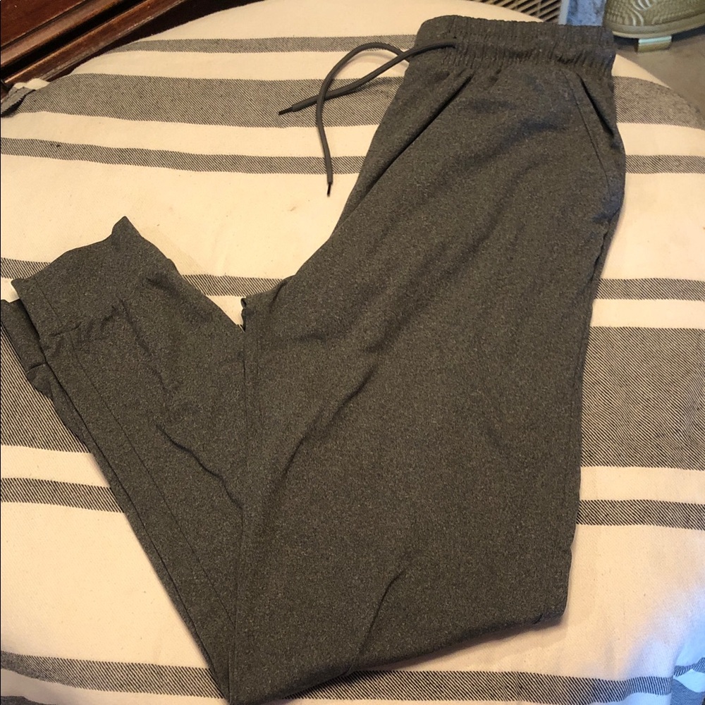 Men's Gray Drawstring Jogger Pants